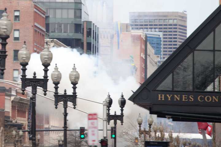 Kieran Moran of Pleasantville was one of thousands of runners who completed the Boston Marathon before two explosions halted the race Monday.