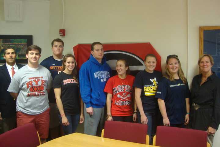 Rye Student Athletes Make College Choices