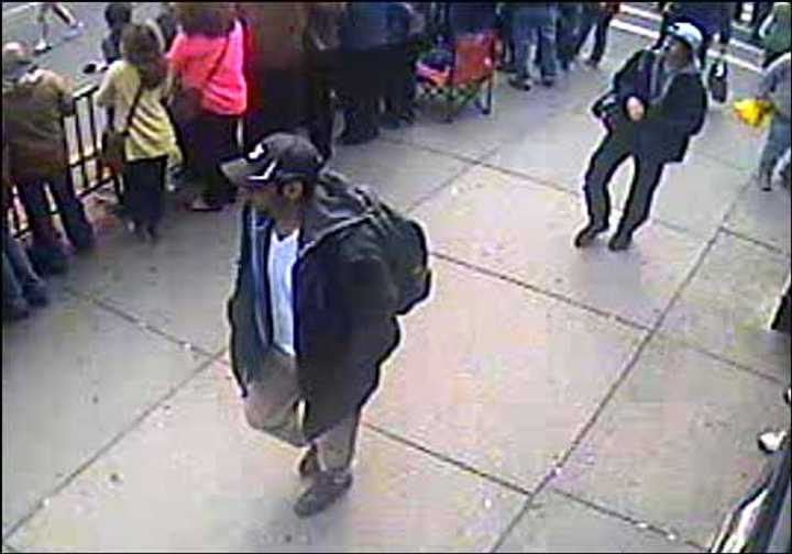 The FBI released several images of the two Boston Marathon bomb suspects Thursday afternoon. 