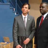 <p>Noam Bramson (left) and Ken Jenkins (right) went to a second ballot for the Westchester County Democratic Committee&#x27;s nomination for County Executive.</p>