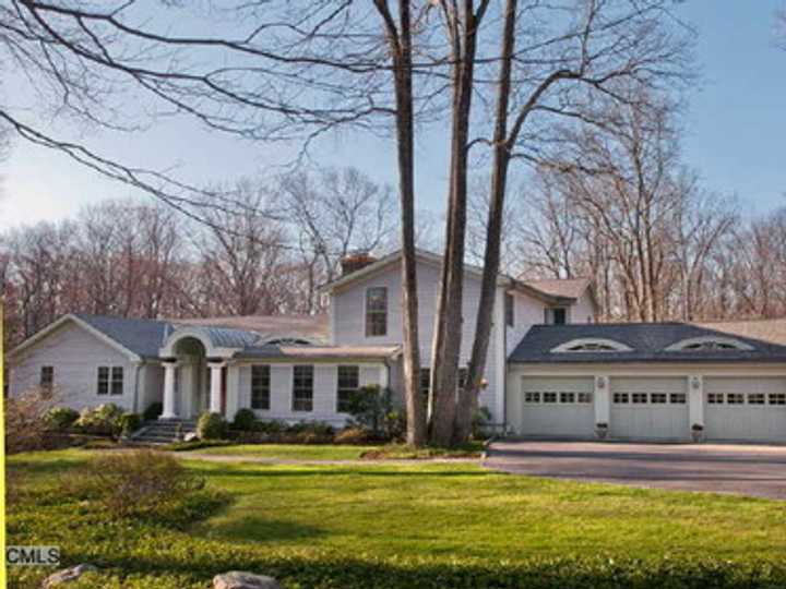 This house at 98 Dogwood Lane in New Canaan will hold an open house Saturday from 1 to 3 p.m.