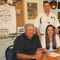 <p>Pleasantville softball player Alicia Marino will play for Pace University next year.</p>