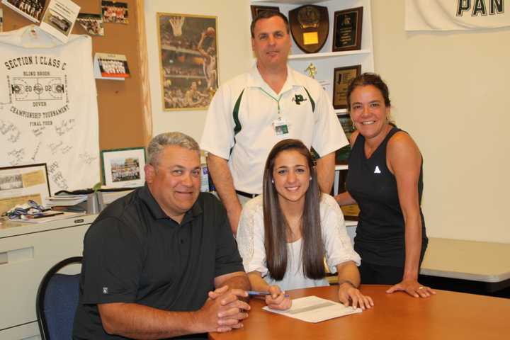 Pleasantville softball player Alicia Marino will play for Pace University next year.