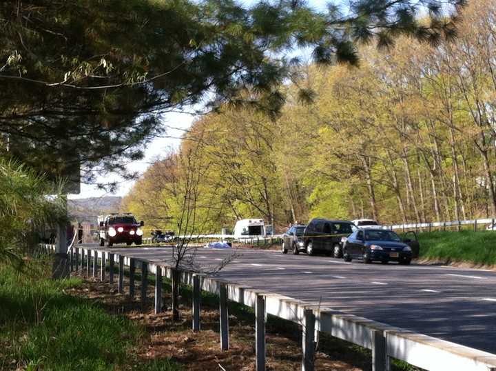 The Saw Mill River Parkway was closed in both directions in Yonkers early Friday evening after what appeared to be a fatal motorcycle accident.