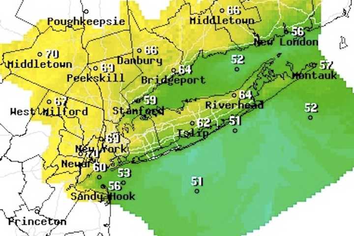 Wet, Cool Start Of Week To Give Way To Sunny Weather In Armonk