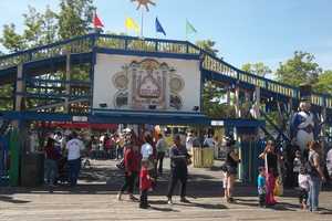 Superheroes Visit Rye Playland