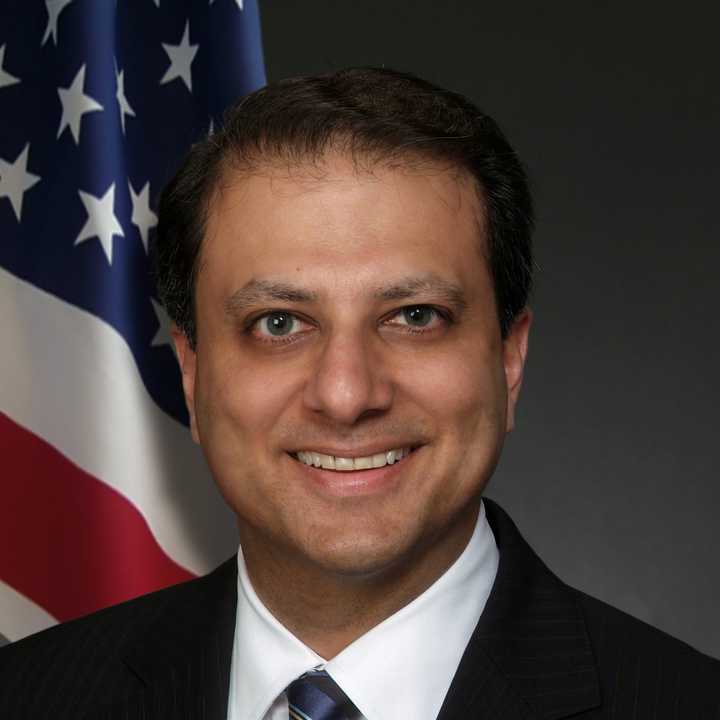 U.S. Attorney Preet Bharara announced the arrest of a Bahamas-based man who hacked into the email accounts of at least five professional athletes, movie stars and media professionals and tried to sell the information.