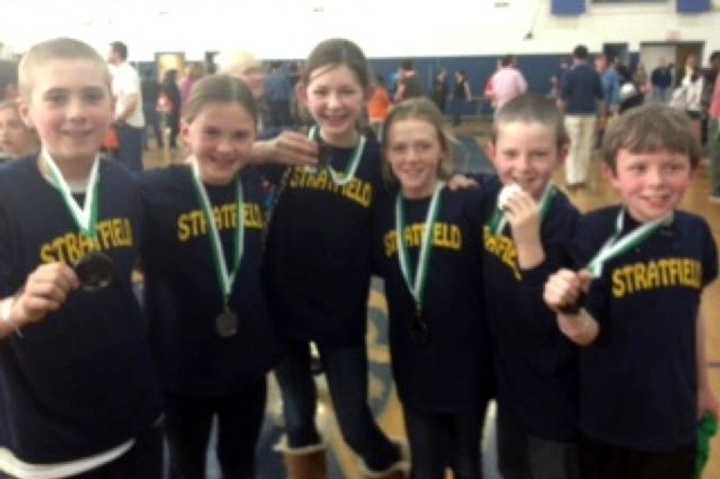 Stratfield School fifth-graders  Bridget Keary, Maeve McManus, Claire Cherniske, Brodie Hopkinson, Blake Holroyd and Michael McAleese will represent Fairfield in the Odyssey of the Mind World Finals later this month.