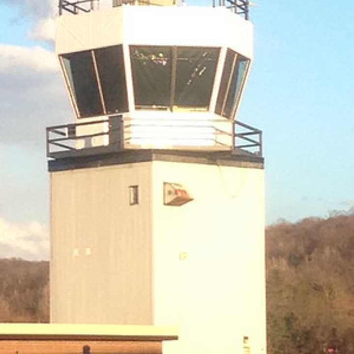 The control tower at Danbury Airport is one of the 149 nationwide that will remain open. 