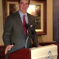 <p>Eli Manning has been involved in Guiding Eyes for the Blind&#x27;s golf classic for seven years. </p>