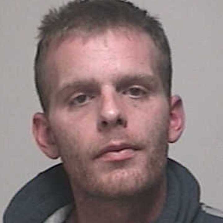 Eammon Donnelly, 30, of Newtown was charged with burglary and larceny by Fairfield Police Wednesday.