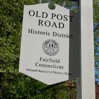 <p>A handful of new signs will greet visitors as they arrive in Fairfield&#x27;s Old Post Road Historic District.</p>