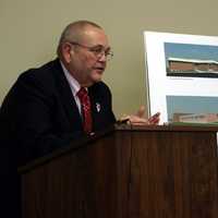 <p>Riverfield School Building Committee chair Tom Quinn won his first approval for a planned renovation at the elementary school this week.</p>