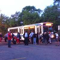 <p>Buses are available to take stranded riders from the South Norwalk train station to New Haven.</p>