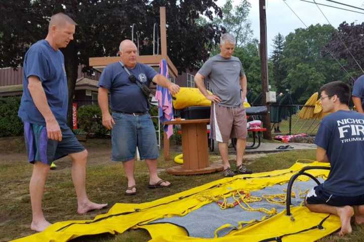 Nichols Fire Department Trains In Water Rescue