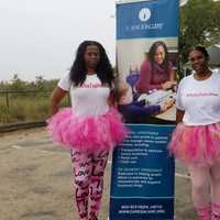 <p>Team No One Fights Alone participated in the CancerCare 5K at Jennings Beach in Fairfield on OCt. 15.</p>