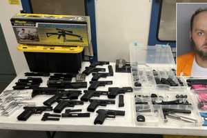 Cache Of Firearms, 50 Bags Of Fentanyl Leads To Bucks Ghost Gun Manufacturer's Historic Arrest