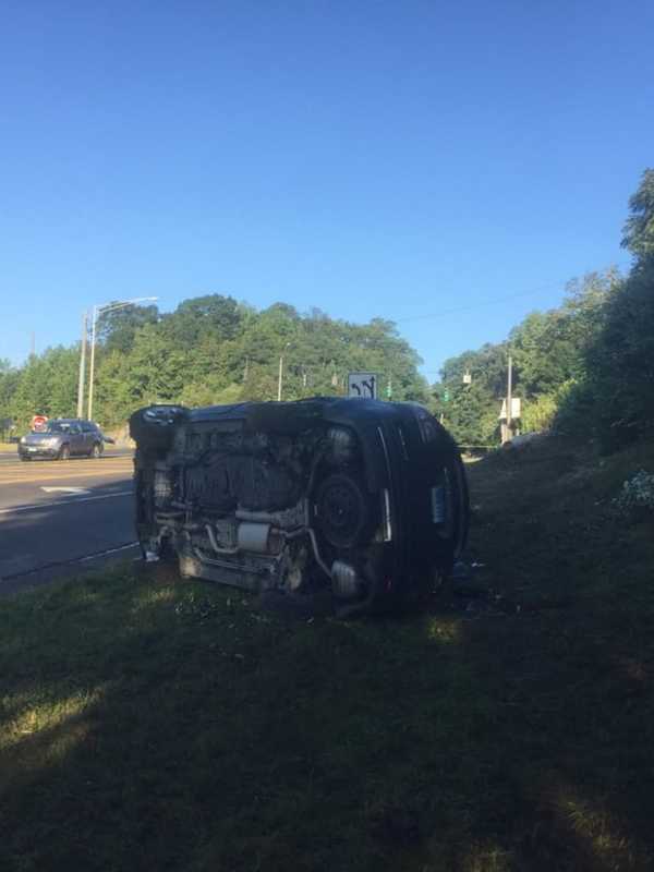 Juveniles Arrested After Car Chase From Westport Ends With Crash In Norwalk