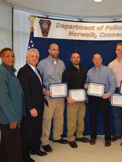 Norwalk Police Honors Its Officers Of The Month