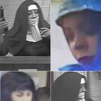 <p>Bank surveillance photos from Garfield (color) and Tannersville, PA (black and white).</p>