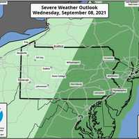 Downpours, Gusty Winds Heading To NJ, PA