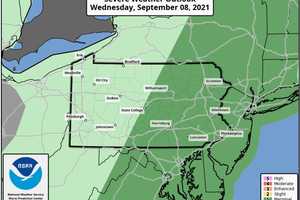 Downpours, Gusty Winds Heading To NJ, PA