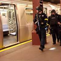 <p>NYPD officers along with local and federal partners participated in a training exercise Sunday morning in the Bowery Street subway station.</p>