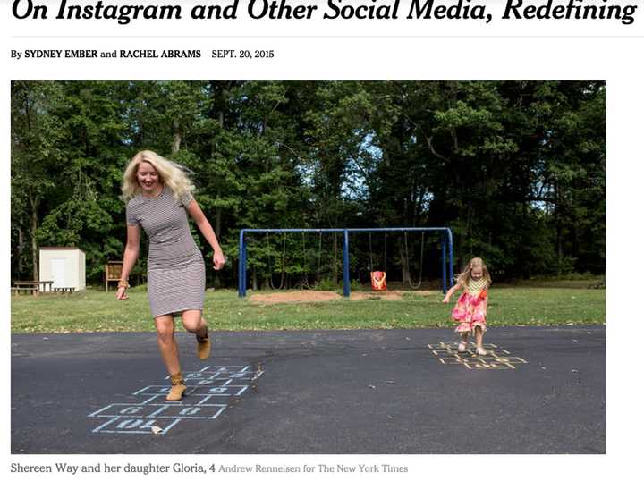 The NY Times featured a Pearl River resident in an article about the use of social media