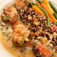 <p>Scallops mojo</p>