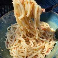 <p>Homemade carbonara.</p>