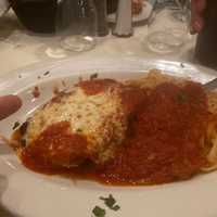 <p>Veal Parmigiana.</p>