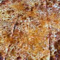 <p>Yum, cheese pizza.</p>