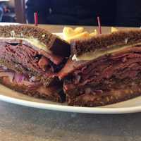 <p>The famous pastrami.</p>