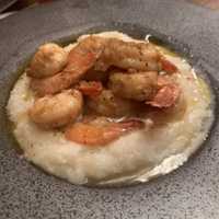 <p>Shrimp and grits.</p>