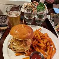 <p>The Creek Burger.</p>