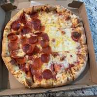 <p>Cheese and pepperoni.</p>