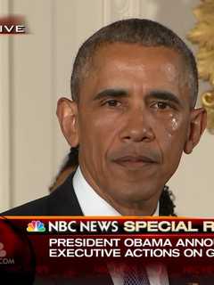Tearful Obama Evokes Newtown As He Issues Executive Actions On Guns