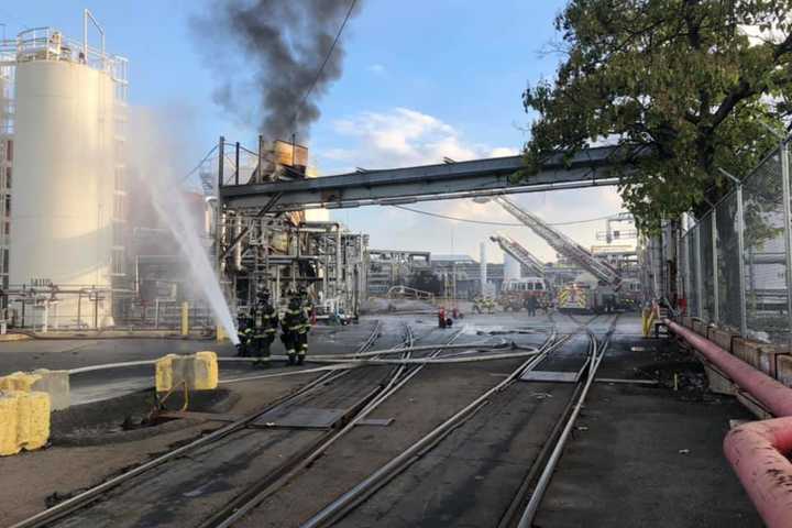 Massive Tanker Truck Explodes In Hudson County