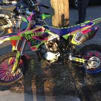 <p>Some of the dirt bikes seized.</p>