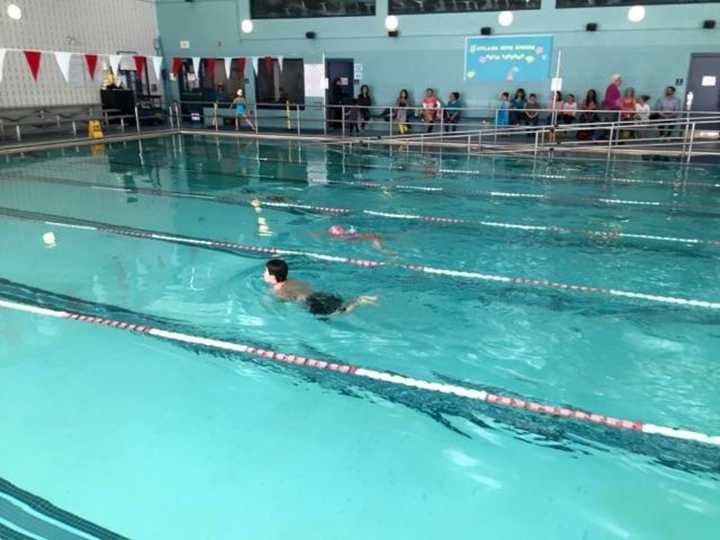 Jeremy Silverman was honored for his work helping kids learn to swim.