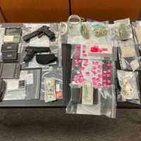 <p>Evidence seized by Bensalem police</p>