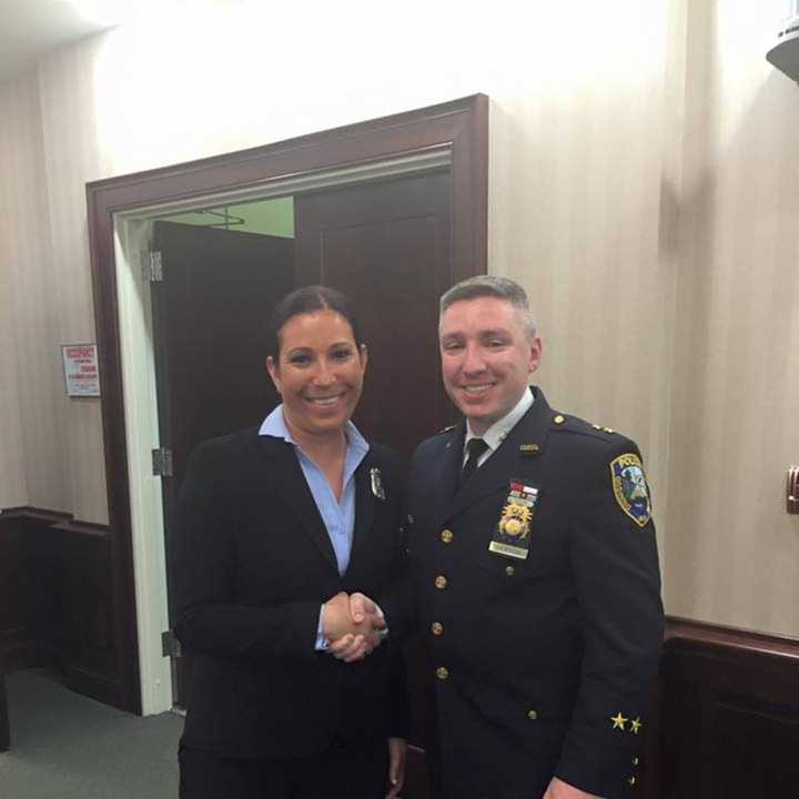 Emily Hirshowitz is the newest Ossining police officer.