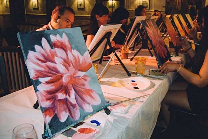 Wine, Painting Thursday At Torne Valley Vineyards In Hillburn