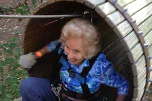 95-Year-Old Woman Sets Climbing Record at The Adventure Park In Bridgeport