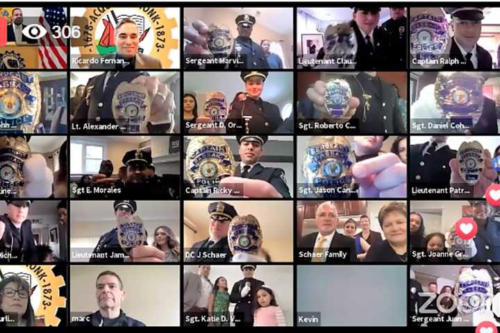 Virtual Promotions: 24 Passaic Police Officers, Firefighters Sworn To New Posts Via Zoom