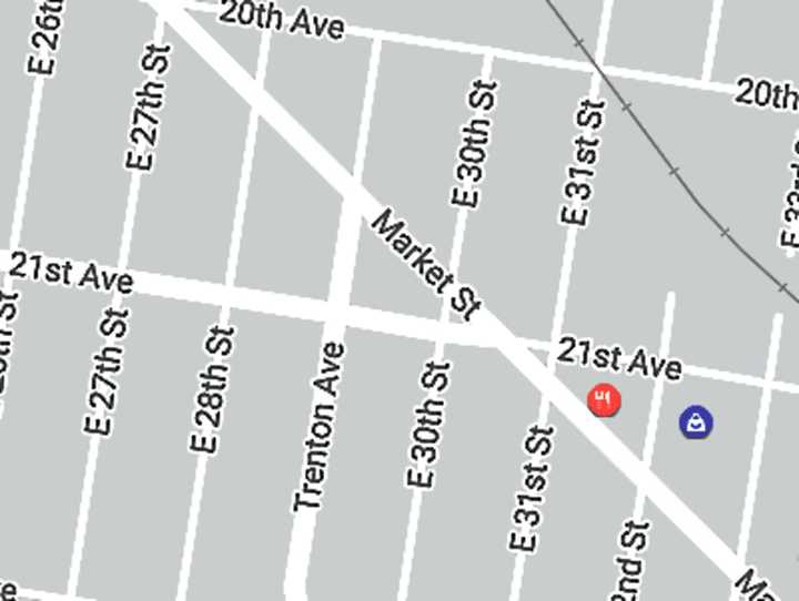 The shooting occurred at Market and East 31st streets, police said.