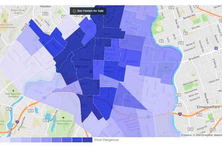 America's Most Dangerous Cities List Cites Paterson, Trenton, Camden