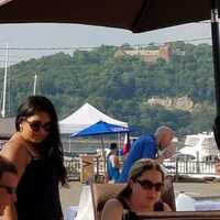 <p>Members of the Peekskill Yacht Club celebrate commissioning day.</p>