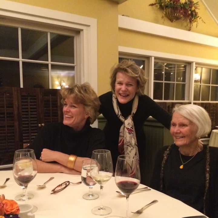 Peter&#x27;s wife, Rica, with his sister and mother on Thanksgiving.