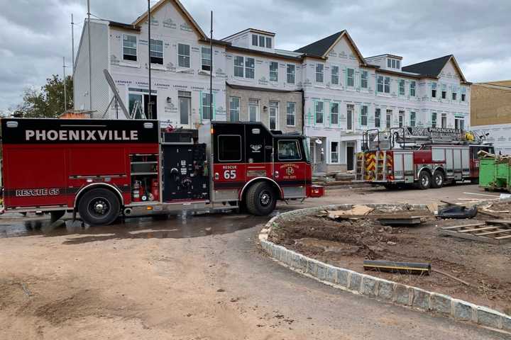 Fire Breaks Out At Chesco Construction Site